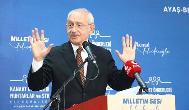 Kılıçdaroğlu: Çiftçi, üretici ve esnafın kredi faizini sileceğiz