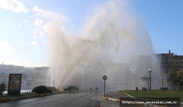 Zonguldak'ta sondaj sırasında ana boru patladı
