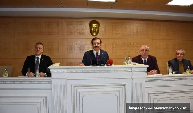 TOBB Başkanı Hisarcıklıoğlu, Ordu'da iş dünyasıyla bir araya geldi