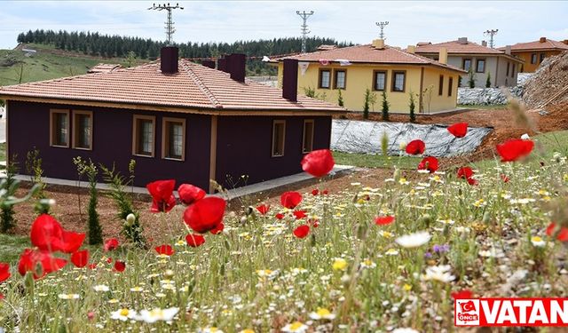 Bakan Kurum'dan Gaziantep Nurdağı'ndaki köy evlerine ilişkin paylaşım