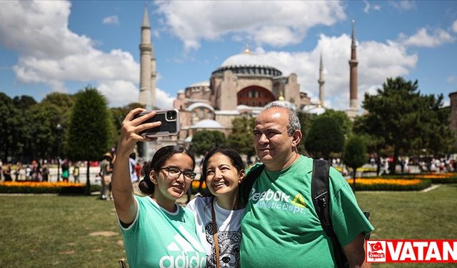 Türkiye yılın ilk çeyreğinde 6 milyon 212 bin yabancı ziyaretçi ağırladı