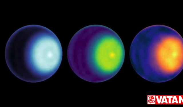 NASA, Uranüs'ün kuzey kutbunda dönen bir siklonu ilk defa görüntüledi