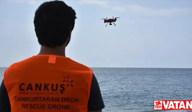 Antalya'da boğulma vakalarına ilk yardımı "Cankuş" adlı cankurtaran dronlar yapacak