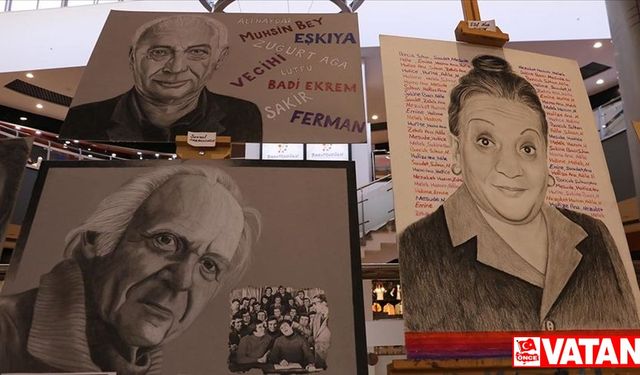 Kastamonu'da ismi tarihe geçen insanların resmedildiği sergi açıldı