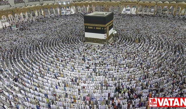 Yaklaşık 2,5 milyon Müslüman hacı oldu