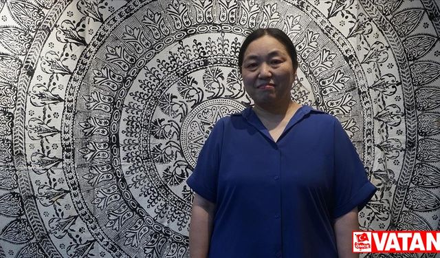 Mühendis Satoko, Tokat'ta öğrendiği kumaş baskı sanatını Tokyo'da tanıtıyor