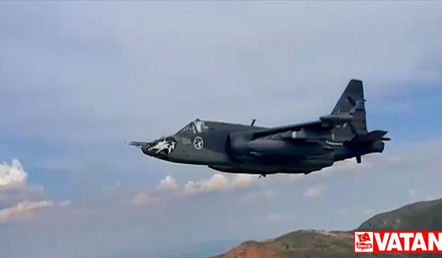 Türkiye'de modernize edilen Azerbaycan'ın Su-25 uçağı ilk testini başarıyla geçti