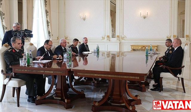 Azerbaycan Cumhurbaşkanı Aliyev: Azerbaycan ve Türk Silahlı Kuvvetlerinin işbirliği çok iyi düzeyde