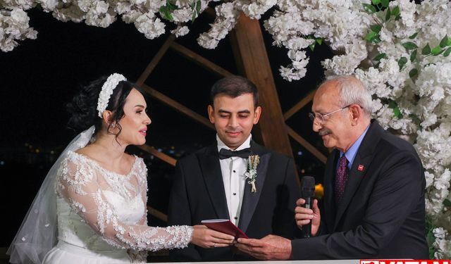 CHP Genel Başkanı Kılıçdaroğlu nikah şahitliği yaptı