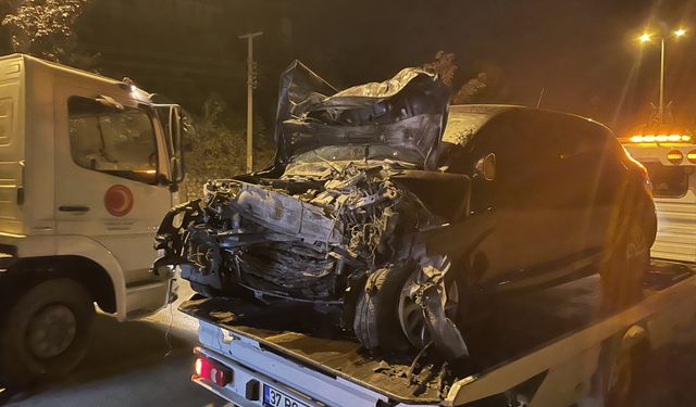 Kastamonu'da trafik kazalarında 8 kişi yaralandı