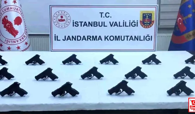 İstanbul'da düzenlenen silah kaçakçılığı operasyonunda 9 kişi yakalandı