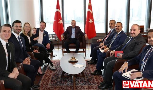 İletişim Başkanlığından, Cumhurbaşkanı Erdoğan'ın Tesla ve SpaceX'in kurucusu Musk'ı kabulüne ilişkin açıklama