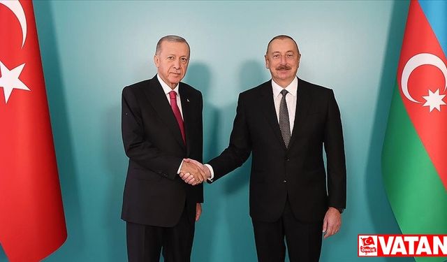 Cumhurbaşkanı Erdoğan ile Aliyev, Iğdır-Nahçıvan Doğal Gaz Boru Hattı'nın temelini attı