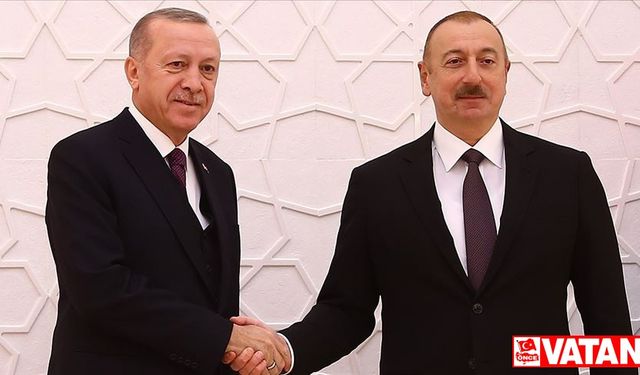 Cumhurbaşkanı Erdoğan, Azerbaycan Cumhurbaşkanı Aliyev'le telefonla görüştü