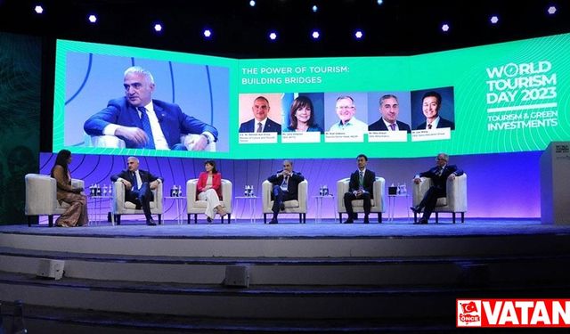 Bakan Ersoy, Riyad'da "Dünya Turizm Günü 2023 Turizm ve Yeşil Yatırımlar" temalı konferansa katıldı