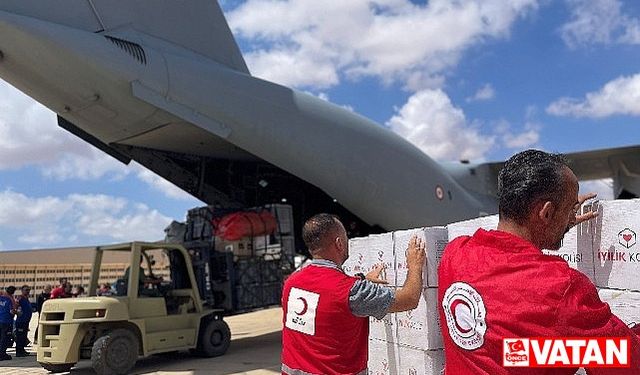 Sel felaketinin ardından Libya'ya 17 ülkeden 38 yardım uçağı ulaştı