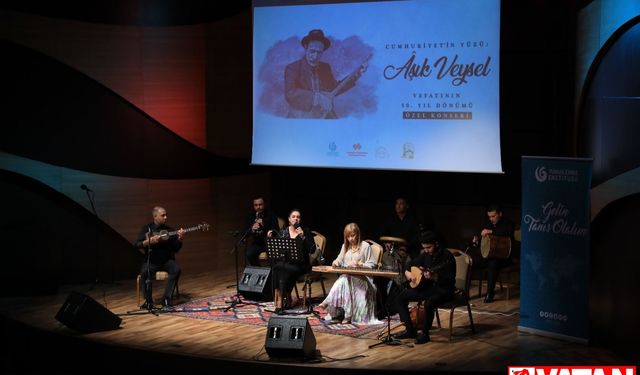Aşık Veysel, Azerbaycan'da "Cumhuriyet'in Yüzü" konseriyle anıldı