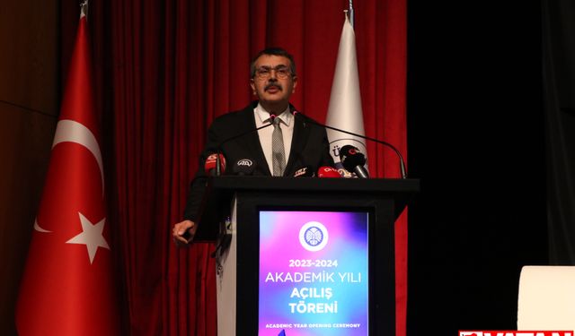 Bakan Tekin, Atatürk Üniversitesi 2023-2024 Akademik Yılı Açılış Töreni'nde konuştu