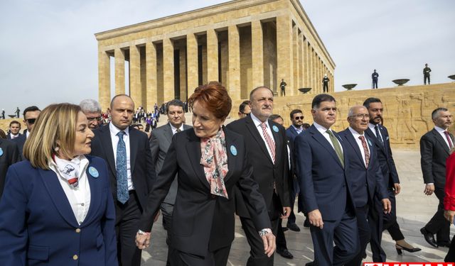Meral Akşener, İYİ Parti'nin 6. kuruluş yıl dönümü için Anıtkabir'i ziyaret etti