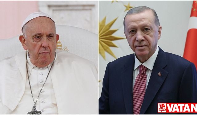Cumhurbaşkanı Erdoğan, Papa Franciscus ile telefonda görüştü