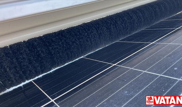 Trakya Üniversitesinde güneş panelleri için temizlik cihazı üretildi