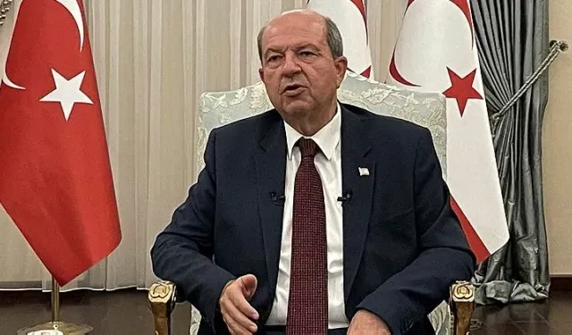 KKTC Cumhurbaşkanı Tatar, Türkiye Ada'dan çekilirse Filistin'dekine benzer olayların yaşanabileceğini söyledi
