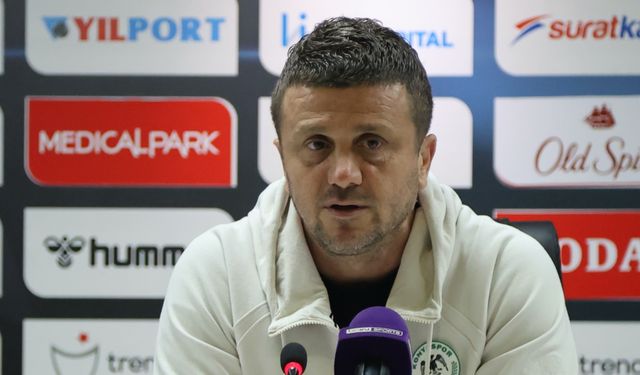 Konyaspor Teknik Direktörü Hakan Keleş: Ucuz bir penaltıyla puan kaybettik