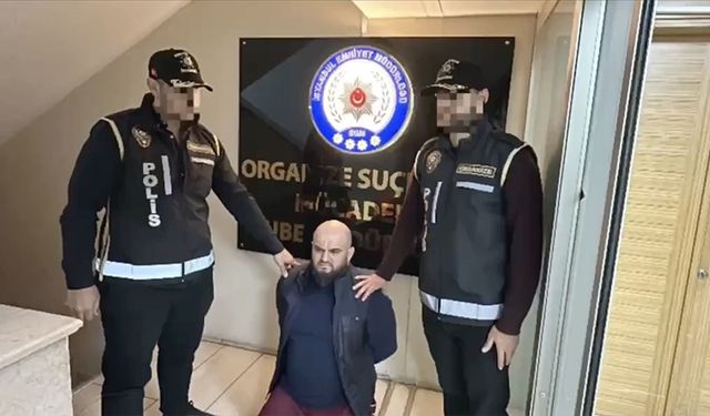 Interpol tarafından aranan organize suç örgütü yöneticisi İstanbul'da yakalandı