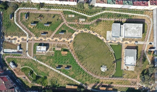 Bayrampaşa'daki 45 bin metrekarelik millet bahçesinin yapımında sona gelindi
