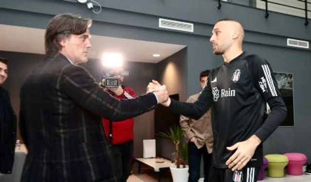 Vincenzo Montella, Beşiktaş'ı ziyaret etti