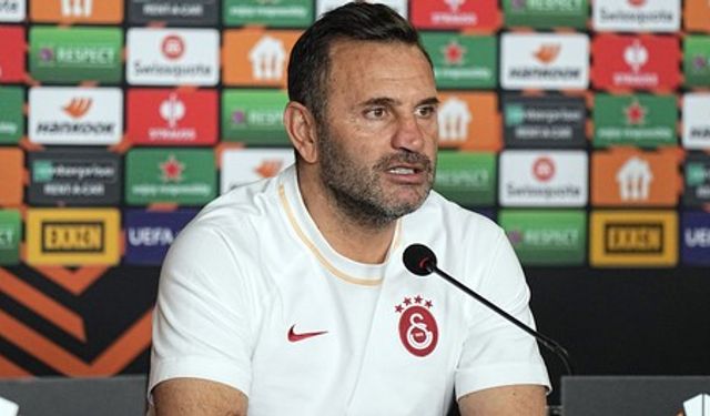 Okan Buruk: Galatasaray armasını bir kupayla taçlandırmak istiyoruz
