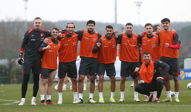 A Milli Futbol Takımı, Macaristan maçının hazırlıklarını tamamladı