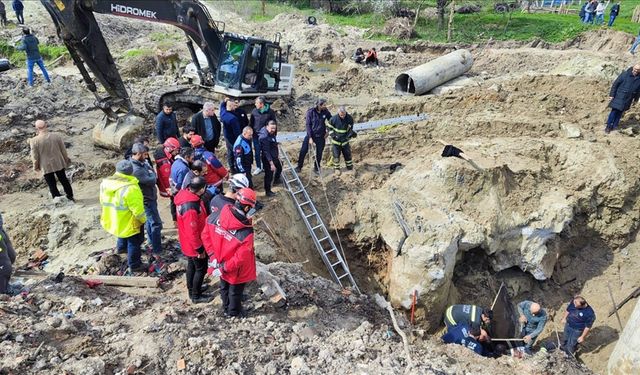 Tekirdağ'da şantiyede toprak altında kalan 2 işçi öldü