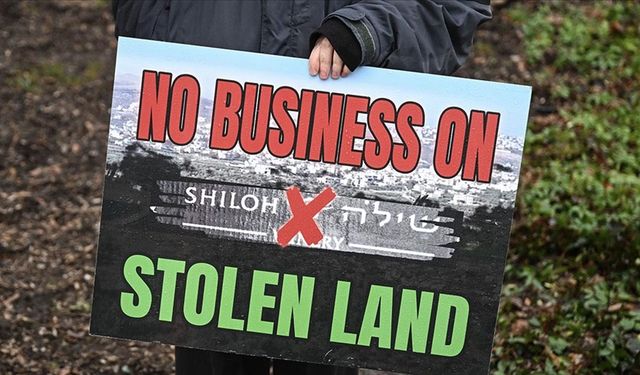 ABD ve Kanada'daki sinagoglarda, yasa dışı yerleşim için Filistinlilere ait topraklar satılıyor