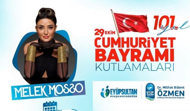 Eyüpsultan’dan Cumhuriyetin 101’inci yılına yakışır kutlama