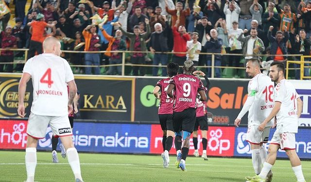 Alanyaspor 3 puanı tek golle aldı