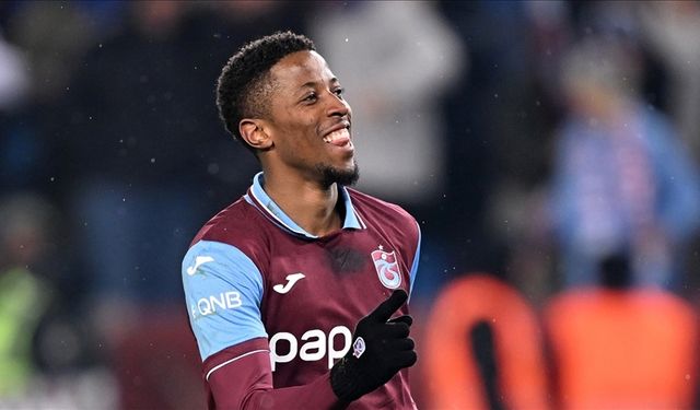 Trabzonspor'un golcüsü Banza katkı vermeye devam ediyor