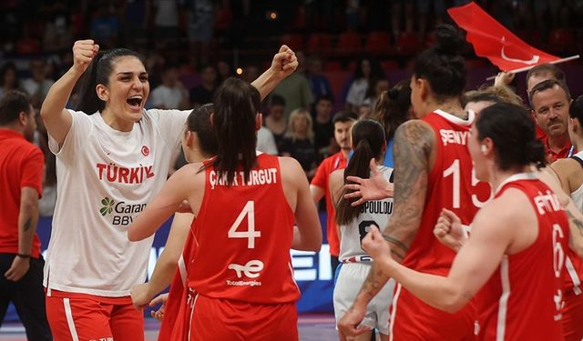 A Milli Kadın Basketbol Takımı, Avrupa Şampiyonası'nda çeyrek finalde