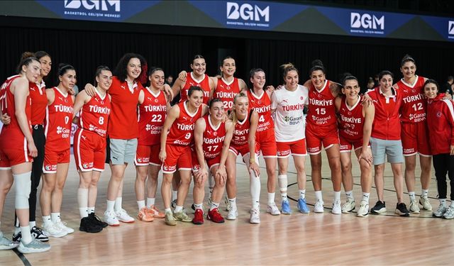 A Milli Kadın Basketbol Takımı, Avrupa Şampiyonası'nda parkeye çıkıyor