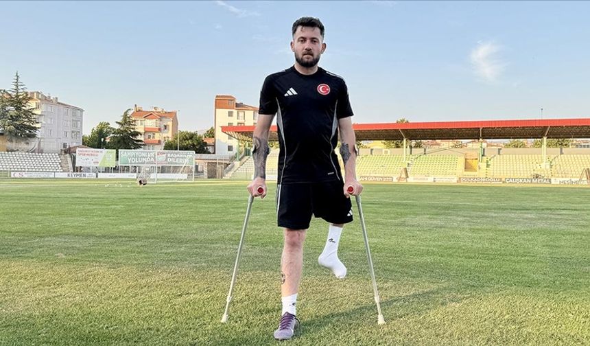 Ampute futbolun gol kralı Ömer Güleryüz