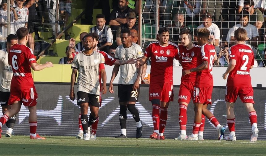 Beşiktaş, deplasmanda Bodrum FK'yi farklı yendi