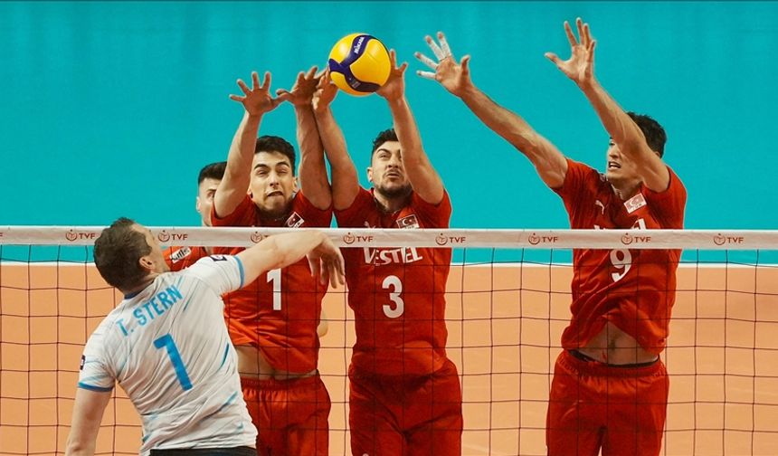 A Milli Erkek Voleybol Takımı, Milletler Ligi'nde yarın Slovenya ile karşılaşacak