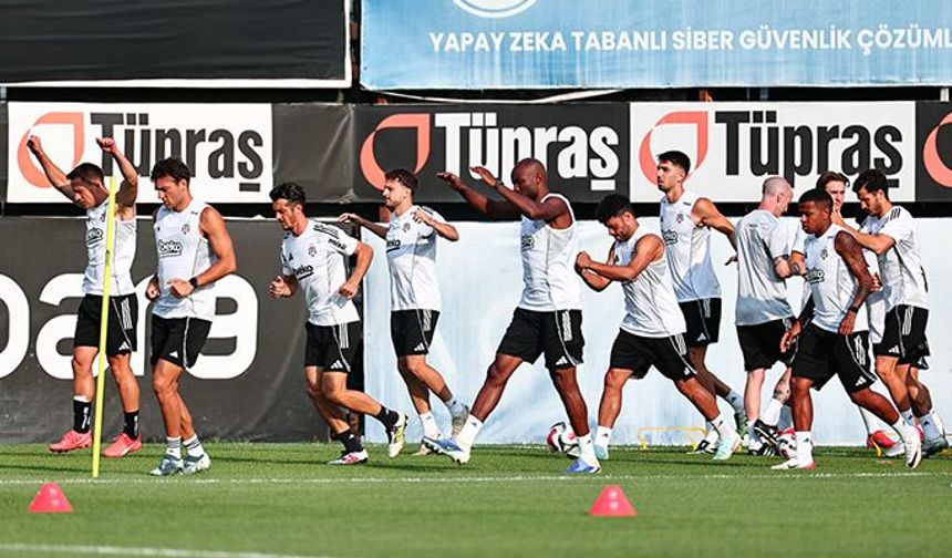 Beşiktaş'ta ST Patrick's Athletic maçı hazırlıkları başladı