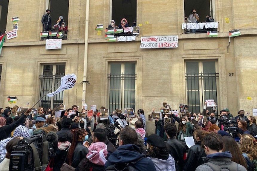 Fransa’da Filistinli dayanışma eylemleri üniversite kampüslerine hızla yayılıyor